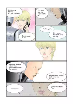 Robokoppu 7P Manga My Metal Lover Eigo-ban