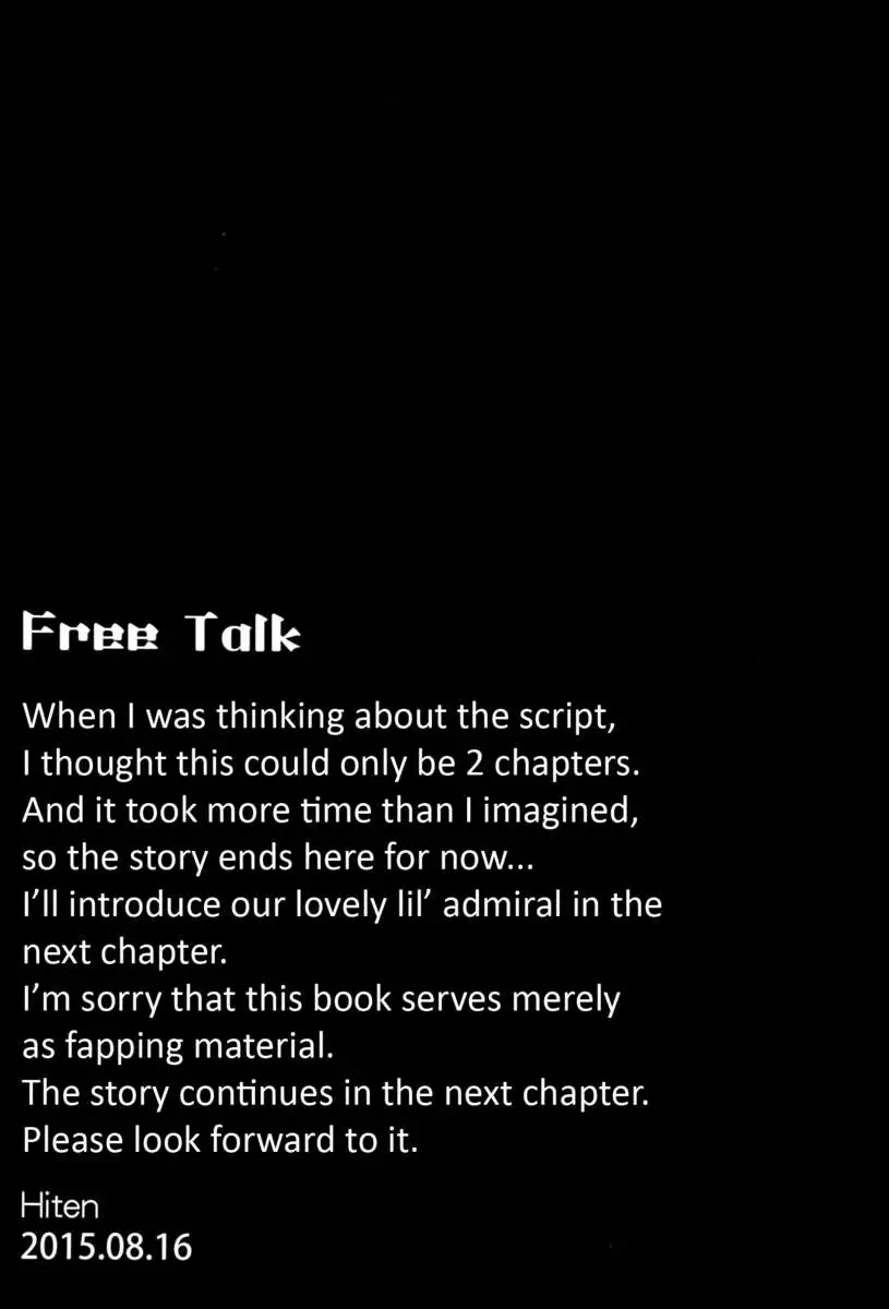 I Can't Return To Admiral's Side...2