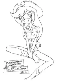 [Union of the Snake (Shinda Mane)] Psychosomatic Counterfeit EX- A.J. in E.G. Style (Ver. 02) (My Little Pony: Friendship Is Magic)