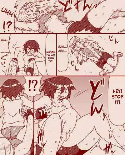 A futanari girl gets her balls hurt during body check (TERA) (COMPLETE)