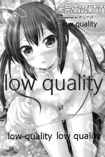 (C81) [Ajapaa. (Okina Naoki)] Mikansei Identity (K-ON!)