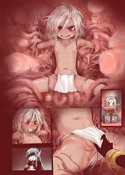 Daraku no Majo ~Shounen Yuusha to Tsurupeta Elf wa Ika ni Shite Majo ni Yabureta ka