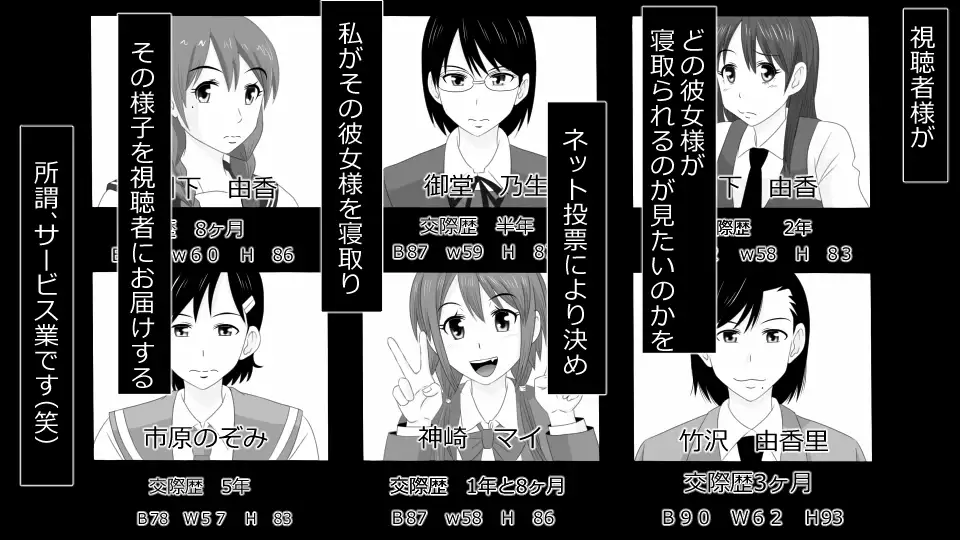 Makoto ni Zannen nagara Anata no Kanojo wa Netoraremashita. Zengohen Set