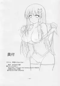 (C79) [Alpaca no Utage (Jonanie)] Sanae san Chucchu! (Touhou Project)