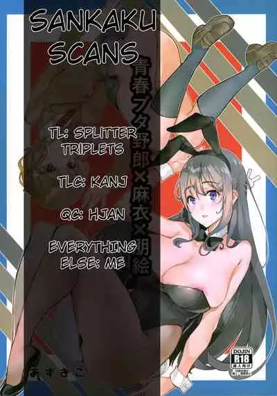 Seishun Buta Yarou X Mai X Tomoe