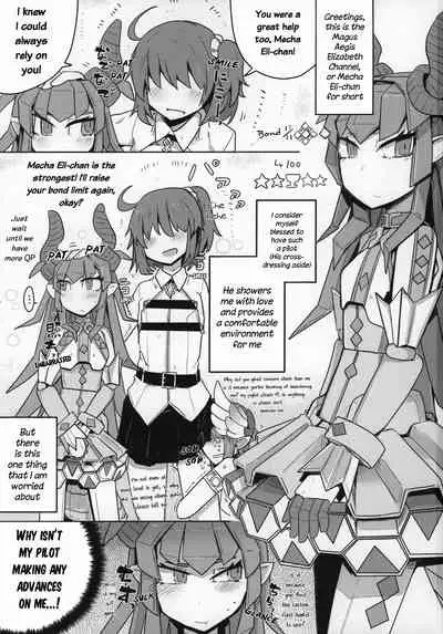 (C96) [Ekurabe (Henoeno)] Koisuru Mecha Eli-chan to Josou Master | Lovestruck Mecha Eli-chan and Her Cross-dressing Master (Fate/Grand Order) [English]