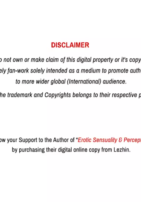 Erotic Sensuality & Perception Ch. 1-3