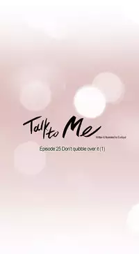 [Silverstar] Talk To Me Ch.1-25 (English) (Ongoing)