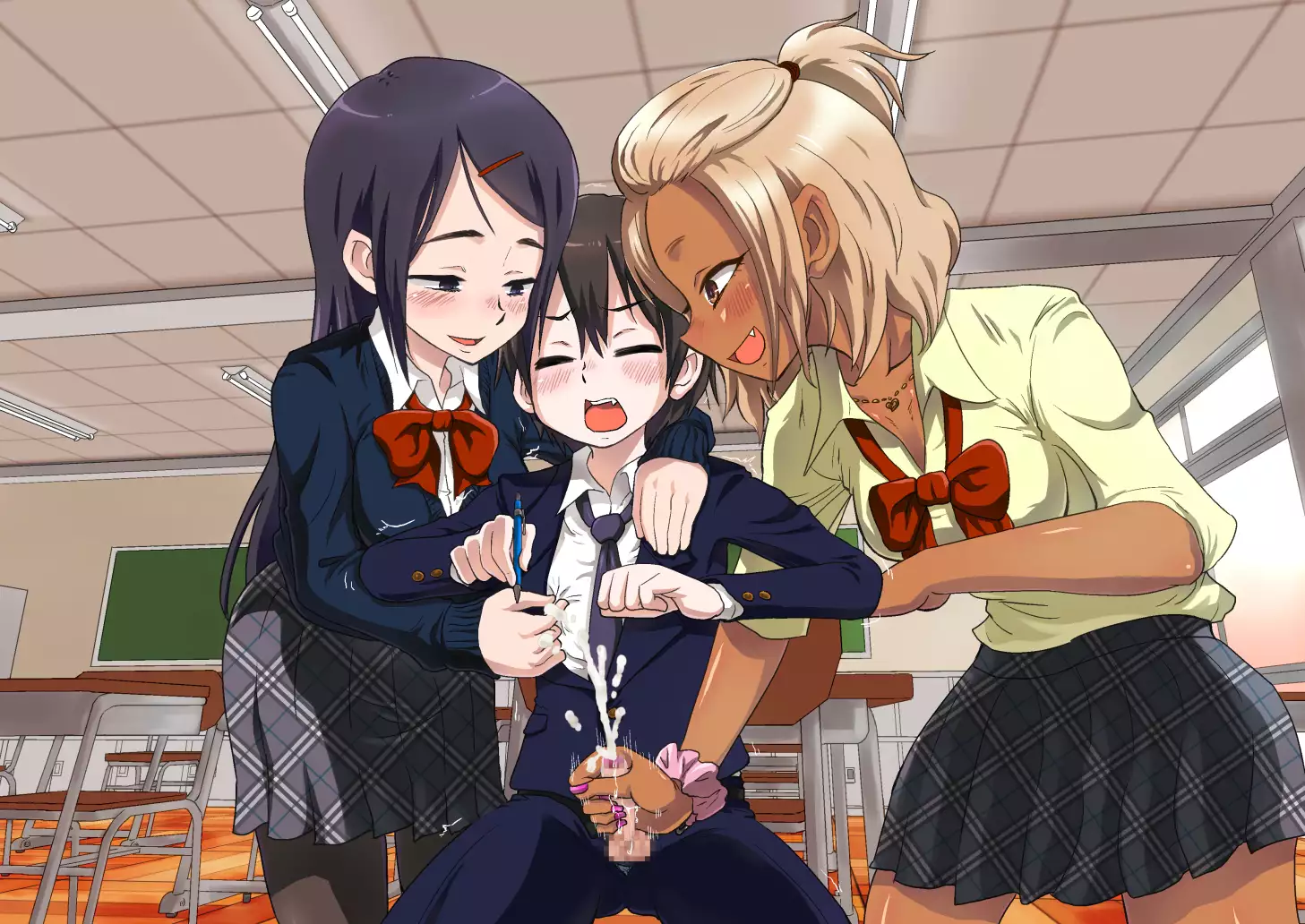 Until a pretty boy is femcorrupted into a cumdump by his childhood friend oneesan.