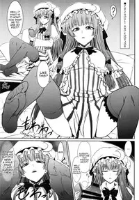 (Reitaisai 8) [Minarai Honpo (Minamoto Jin)] Patchouli to Ashi Bakari no Doujin (Touhou Project) [English] {Sharpie Translations}