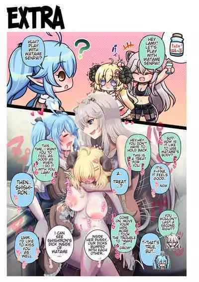 [Minominiya (Minomini)] Futashishi x Wata ~Lion no Aijou Hyougen Hen~ | Futashishi x Wata ~Lalion's Expression of Love~ (Shishiro Botan, Tsunomaki Watame) [English] [Rabu&Desu translations]