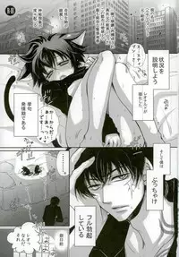 (Ikai Toshi no Arukikata 2) [ayafujii private circle (Fujii Aya)] Nikoniko Nyannyan ~Leo-kun ga Hatsujouki ni Natte Taihen na Koto ni~ (Kekkai Sensen)