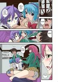 [COMIC1☆2] [Kamo Roosaazu (Oobanburumai)] Kapuchuu to Vampire (Rosario + Vampire)english(partial color