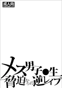 (C90) [Heavy syrup (Hattori Mitsuka)] Mesu Danshi Kousei Kyouhaku kara no Gyaku Rape