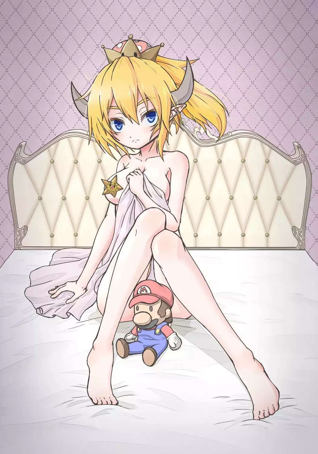 Mario ga Koopahime no Heya ni Oshiitta Sou desu.