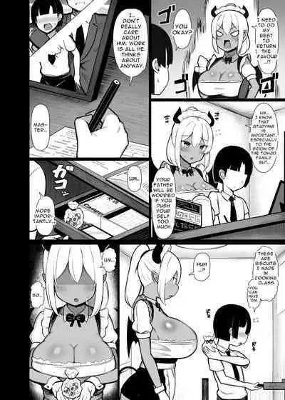 [Fry Dish (Jakko)] Goshujin-sama no Ochinchin wa Yuzurenai ~Succubus Maid to Nukirobo Maid~ [English] [Digital]