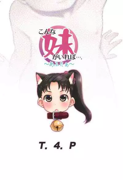 (SC2019 Autumn) [T.4.P (Nekogen)] Konna Imouto ga Ireba.... ~After~