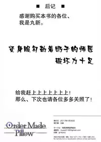 (COMIC1☆11) [Kansai Gyogyou Kyoudou Kumiai (Marushin)] Order Made Pillow (Fate/Grand Order) [Chinese] [无毒汉化组]