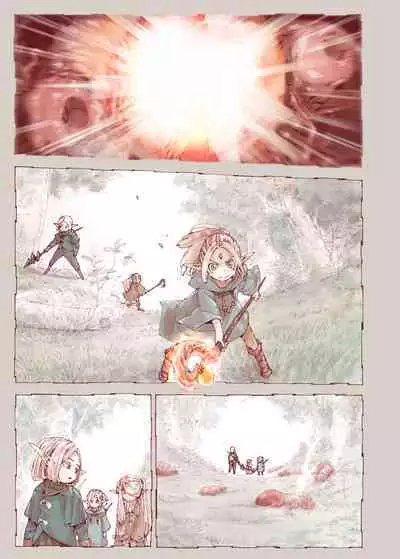 Daraku no Majo ~Shounen Yuusha to Tsurupeta Elf wa Ika ni Shite Majo ni Yabureta ka