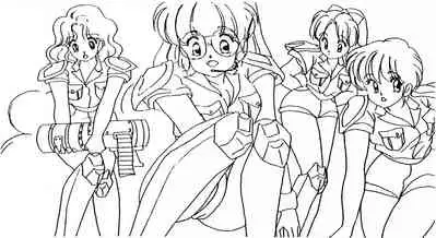 Rance 1.2.3 Genga Settei Shiryou