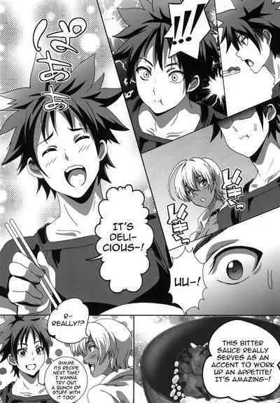 [Commanding Eagle (Washizuka Sho)] Meshimase! Nikumi-chan! | Dig in! Nikumi-chan! (Shokugeki no Soma) [English] {Doujins.com} [Digital]