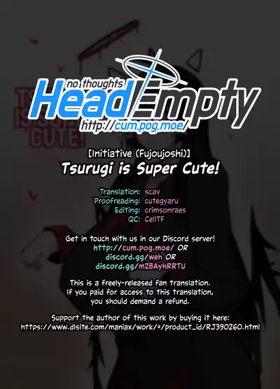 Tsurugi wa kawaii naa | Tsurugi is Super Cute!