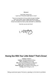 (C94) [squeezecandyheaven (Ichihaya)] Imouto to Sex Suru nante Kimochi Warui | Having Sex With Your Little Sister? That's Gross! [English] [sneikkimies]