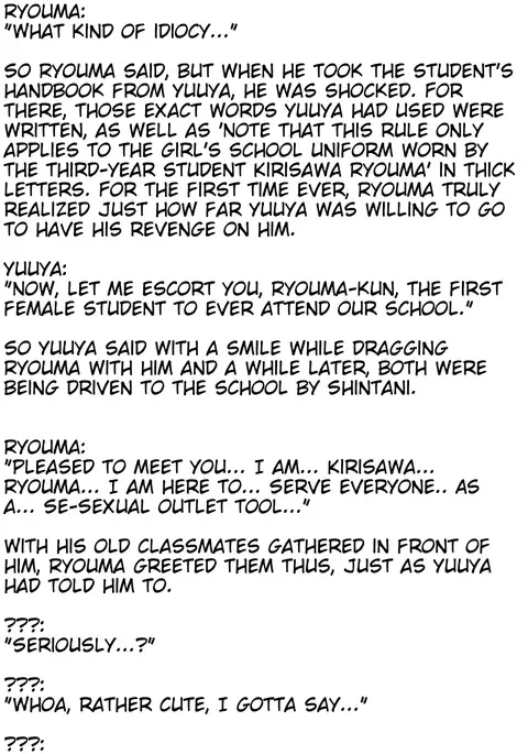 The M-to-F'ed son of a distinguished family - The spoiled rotten brat who was made a maid -