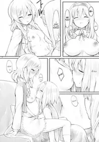 (SC62) [Cloud Palette (Kuroyume Naoto, Akanagi Youto)] kiss or kiss? (Touhou Project) [English] {Yuri Reviews + Mai88}