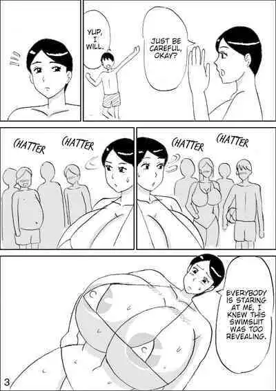 Bakunyuu Mama no Ecchi na Bikini | Big Breasted Mom's Lewd Bikini