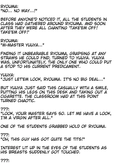 The M-to-F'ed son of a distinguished family - The spoiled rotten brat who was made a maid -