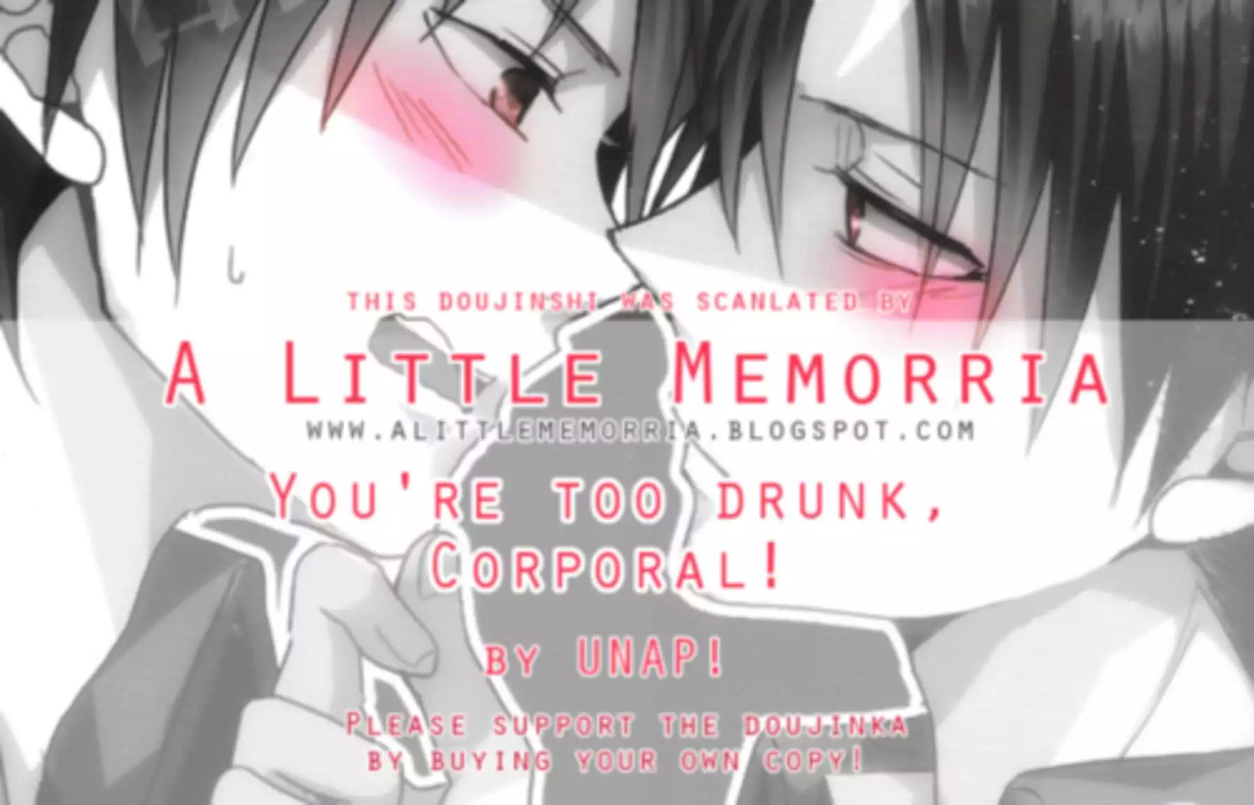 You’re too drunk, Corporal!