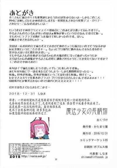(C95) [KATAMARI-YA (Shinama)] Mahou Shoujo no Nagaemono (Puella Magi Madoka Magica Side Story: Magia Record) [Chinese]