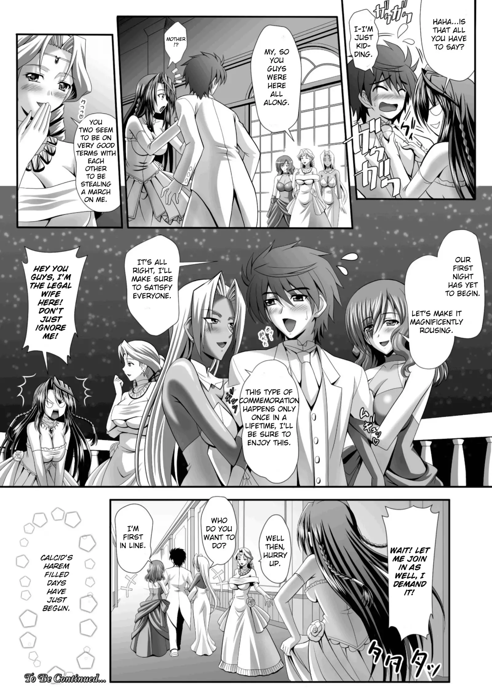Harem Wedding The Sweet Honeymoon Ch. 1-6