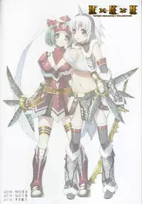(SC45) [Dotechin Tengoku, L.L.MILK., CLOSET CHILD (Ryuuki Yumi, Sumeragi Kohaku, Asaki Yuzuno)] HxHxH (Monster Hunter)