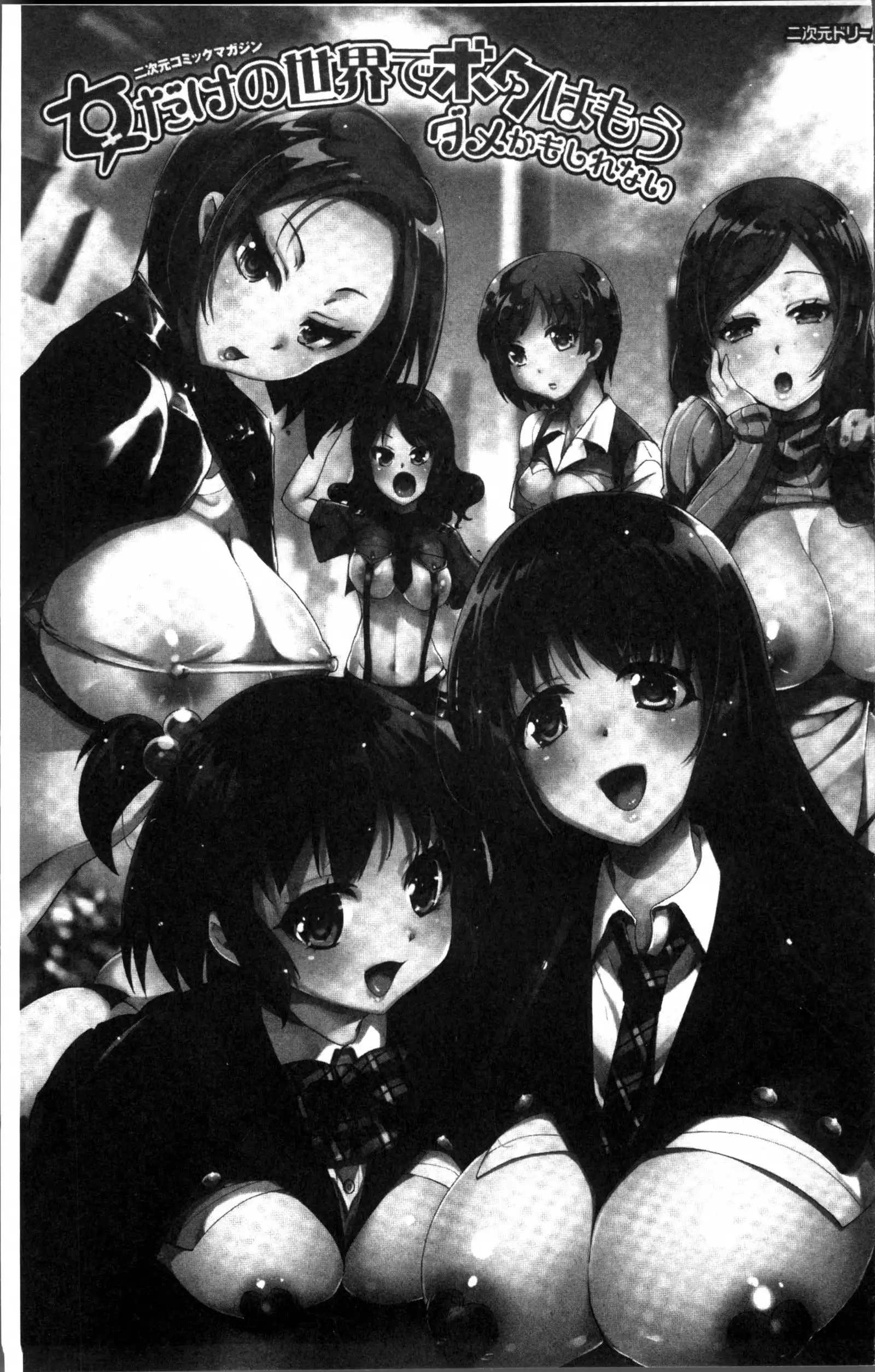 2D Comic Magazine Onna dake no Sekai de Boku wa mou Dame kamo Shirenai