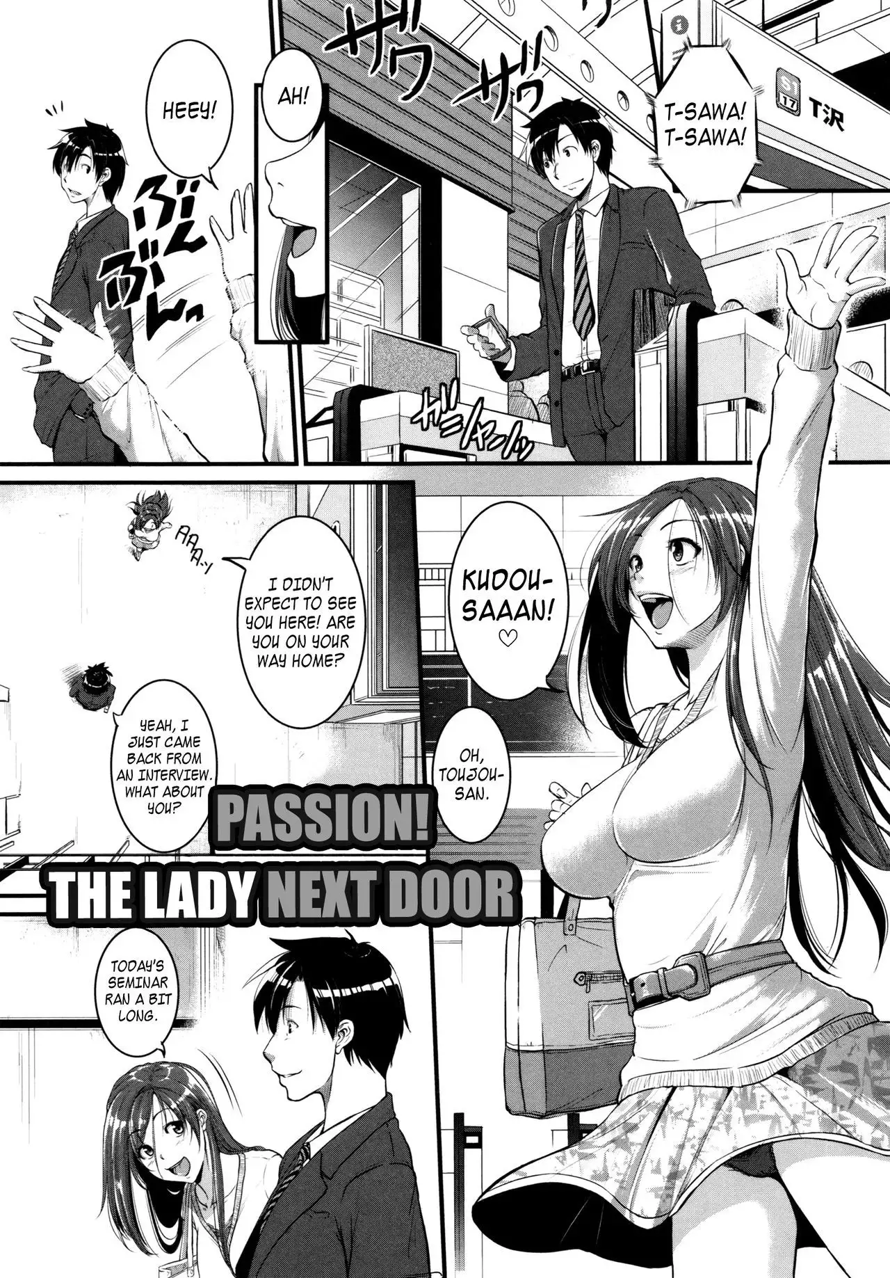Aibenki Tonari no Dosukebe Onee-san | The Lady Next Door Ch. 1-3 =TLL+LWB=
