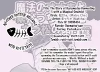 (Kahou wa Chou Nete Matsu Kansai 22) [MatsuCha. (Maccha)] Mahou no Onaho to Tsunagacchatta Karamatsu no Hanashi! | The Story of Karamatsu Connecting with a Magical Onahole! (Osomatsu-san) [English] [Rotti Totti]