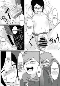 (Gakuen Trial) [Hanaji (Douman Ao)] Psycho x Fake (Danganronpa) [English] [Amamiami-kun]