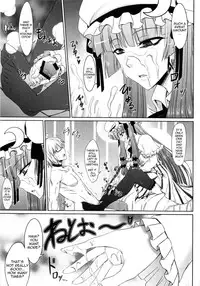 (Reitaisai 8) [Minarai Honpo (Minamoto Jin)] Patchouli to Ashi Bakari no Doujin (Touhou Project) [English] {Sharpie Translations}