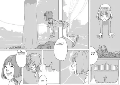 [Akimbo] Untitled Manga (Girl stuck in a hole) [English] [Touhou Tea]