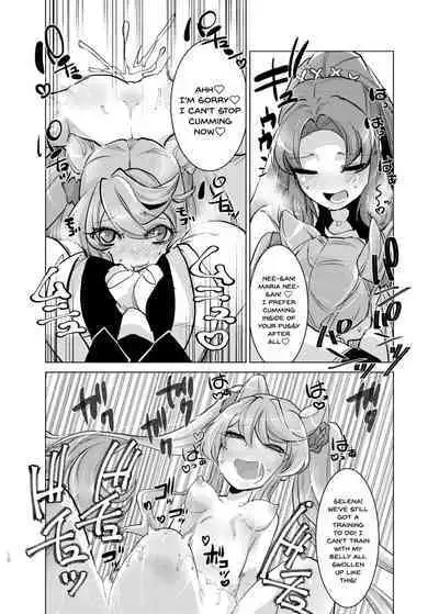 Okkii Serena ga Futanari de Chicchai Maria o Harabote sasechau Shimai Ai | Serena's So Big She Makes Little Maria Look Pregnant When These Two Sisters Make Love