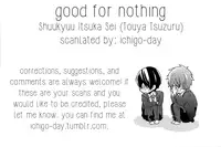 (Renai Survival) [Shuukyuu Itsukasei (Touya Tsuduru)] good for nothing (Free!) [English] [ichigo-day]