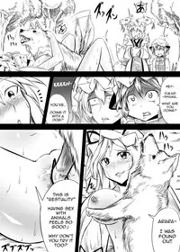 [Akitarainu (Chakkaman)] Yakumo-ka ga Doubutsu-tachi to no SEX ni hamatte iku Juukan Hon (Touhou Project) [English] [ARMAE] [Digital]