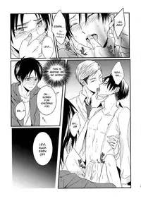 (Chousa Heidan no Renai Jijou 2 R18) [UNAP! (Maine)] Kare to Kare no Renai Jijou (Shingeki no Kyojin) [English] [MOY Moe Scanlations]