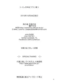 [Angelic Feather (Land Sale)] Toilet no Naka wa Flan Shuu (Touhou Project) [Digital]