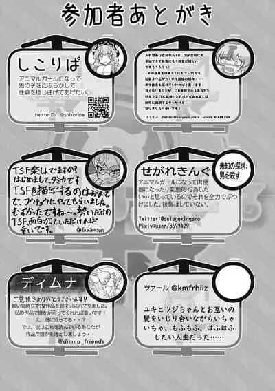 Change the brilliance! !! Kemono Friends TSF Joint