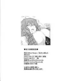 (Reitaisai 9) [BlueMage (Aoi Manabu)] Touhou Shinkon Shoya (Touhou Project)