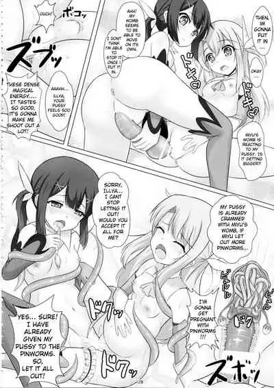 (COMIC1☆12) [Hazuki Tsuitachi (Kishimen)] Mahou Shoujo wa Gyouchuu ga Osuki (Fate/kaleid liner Prisma Illya) [English]
