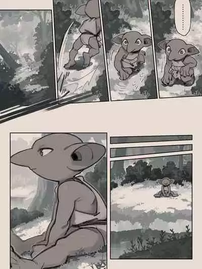 Different language futanari ♀ x goblin ♂